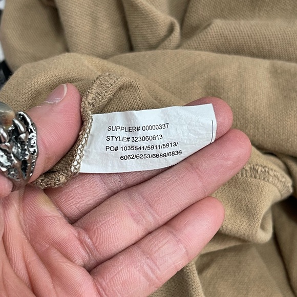 Fair Youth Size Large (16-18) Polo Ralph Lauren Logo Embroidered Polo Shirt Sand - Picture 11 of 12